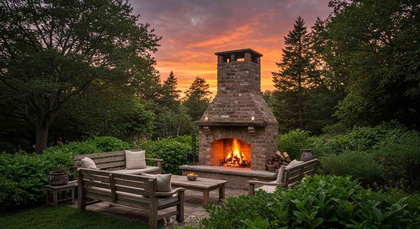 Outdoor Fireplaces by Northwind Heating in Surrey, BC